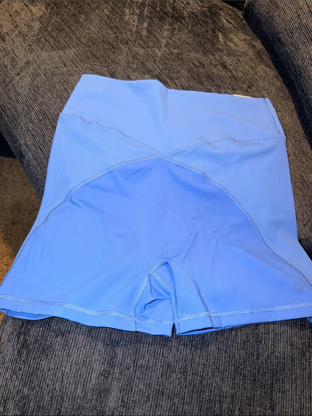 aerie Periwinkle High-Rise Bike Shorts
